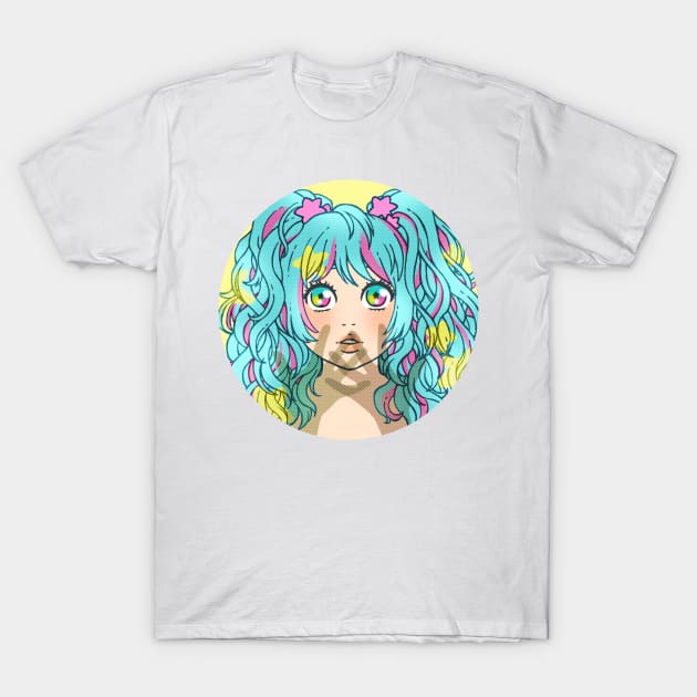 Miku splash T-Shirt by koomalaama